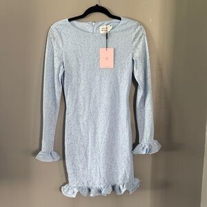 Hello Molly Sky Blue Kids Formal Dress